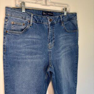 BODEN DENIM Girlfriend Jeans Womens 14R 5-Pocket Design Denim Stretch Tapered